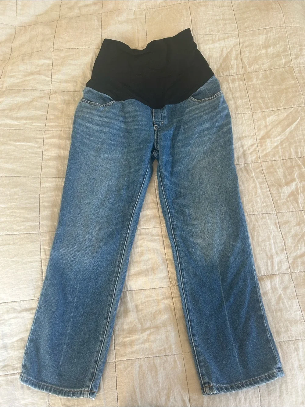 Hatch Maternity Over the Bump straight leg Jeans